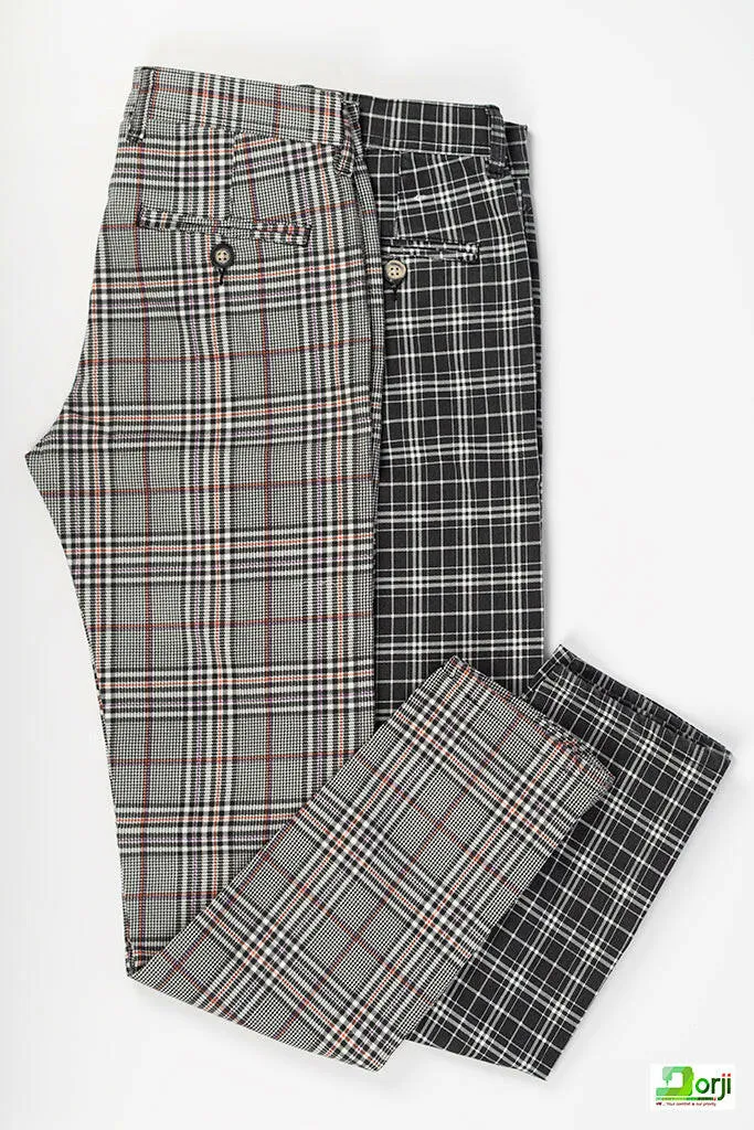 Men's Check Pants