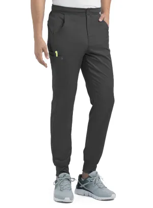 Men's Half Elastic Waistband Jogger Pant by Maevn XS-3XL / Pewter