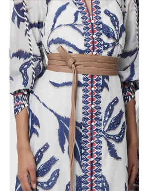 Milton Wrap Belt Husk Leather