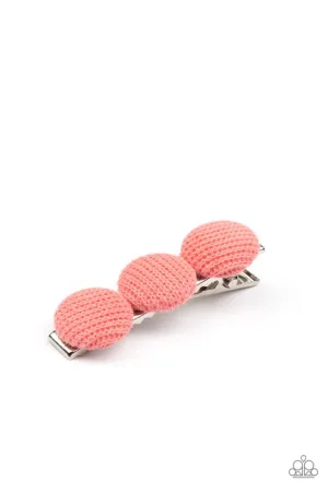 Paparazzi Hair Accessories ~ Cute as a Button - Orange