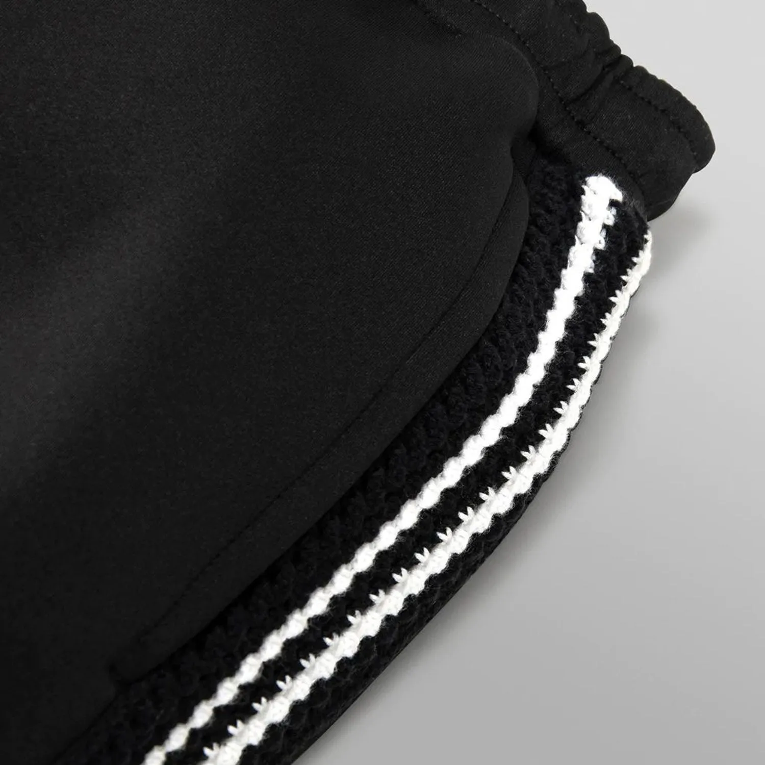 Paper Planes Kingston Crochet Stripe Men's Track Pant Black