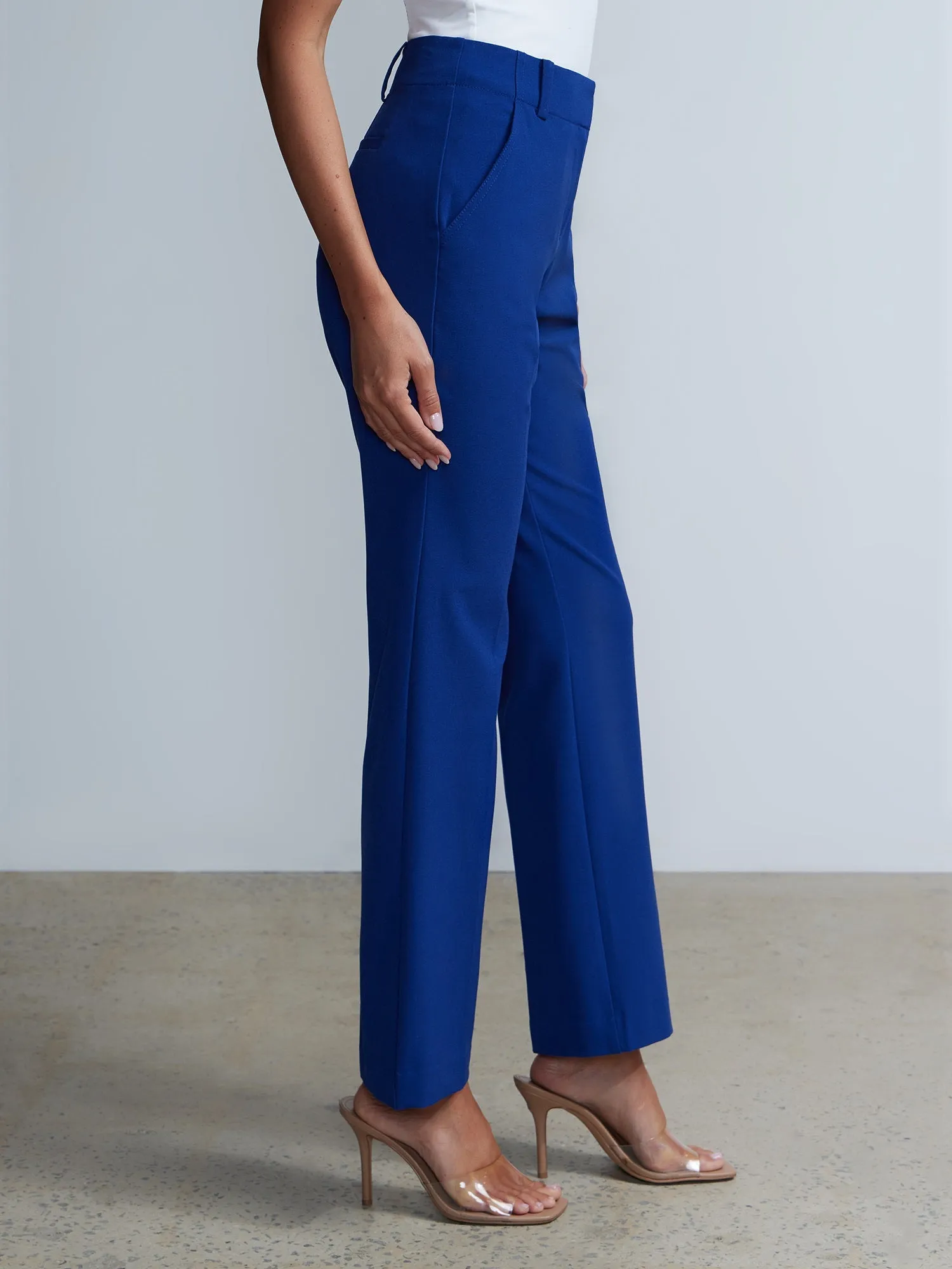 Petite Essential Stretch High Rise Bootcut Pant