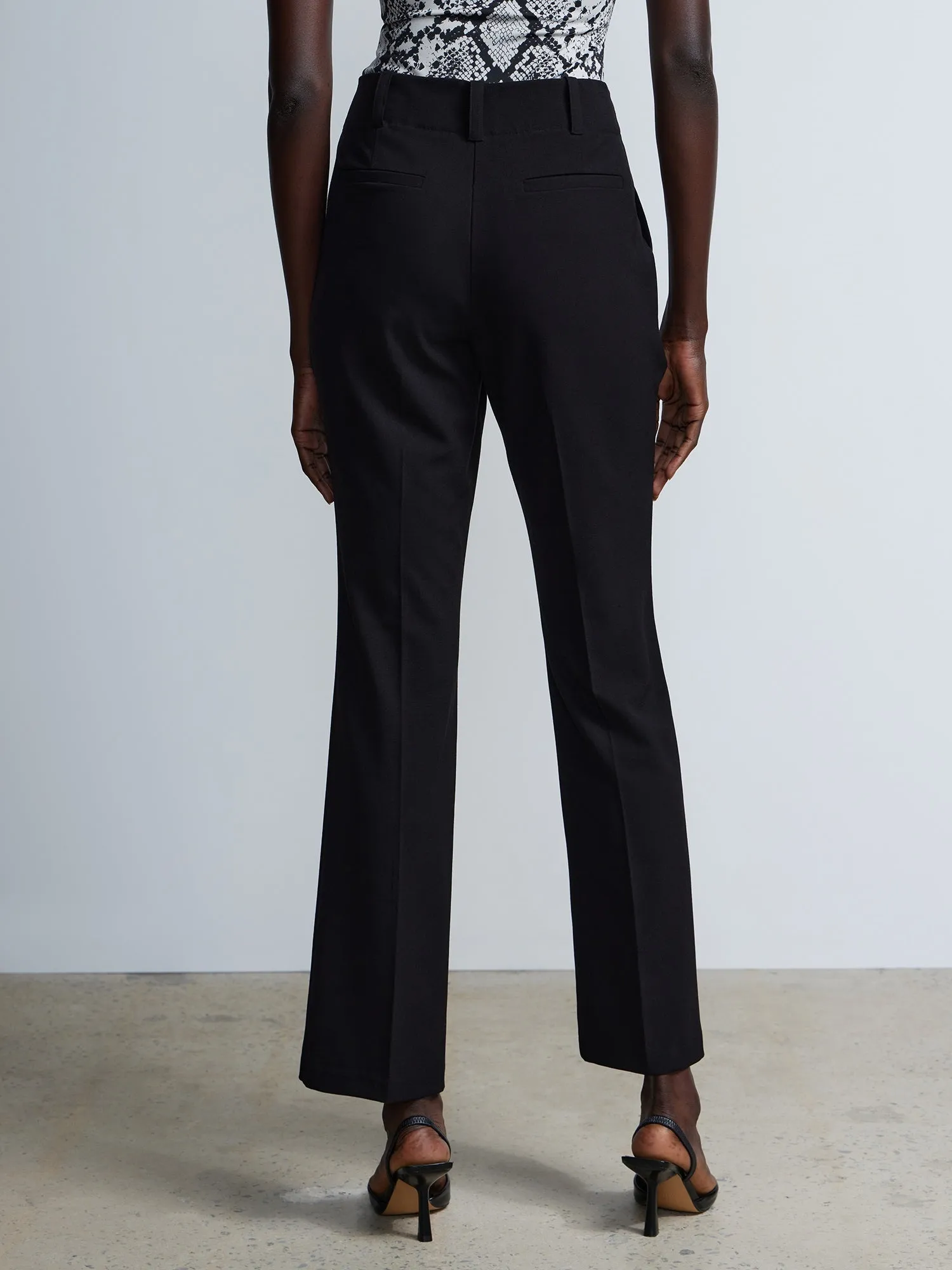 Petite Essential Stretch High Rise Bootcut Pant
