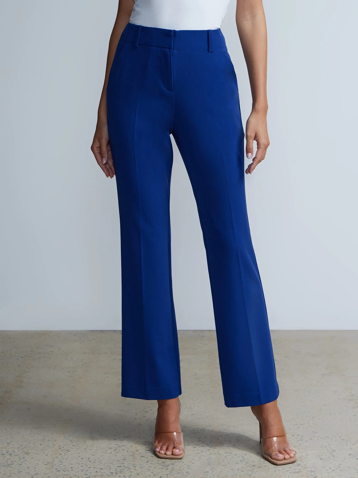 Petite Essential Stretch High Rise Bootcut Pant