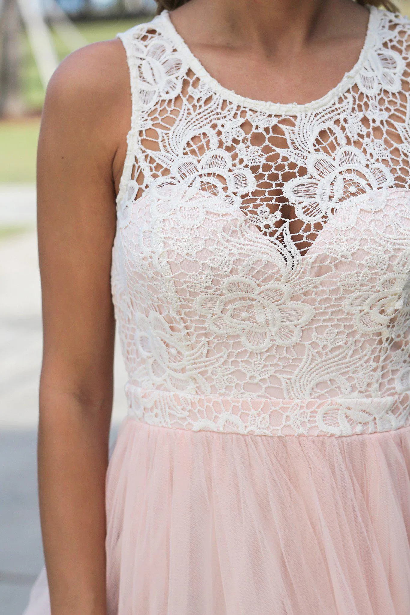 Pink Tulle Short Dress
