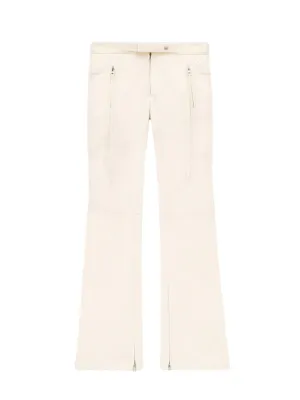 Racer Cotton Padded Pants (Cream)