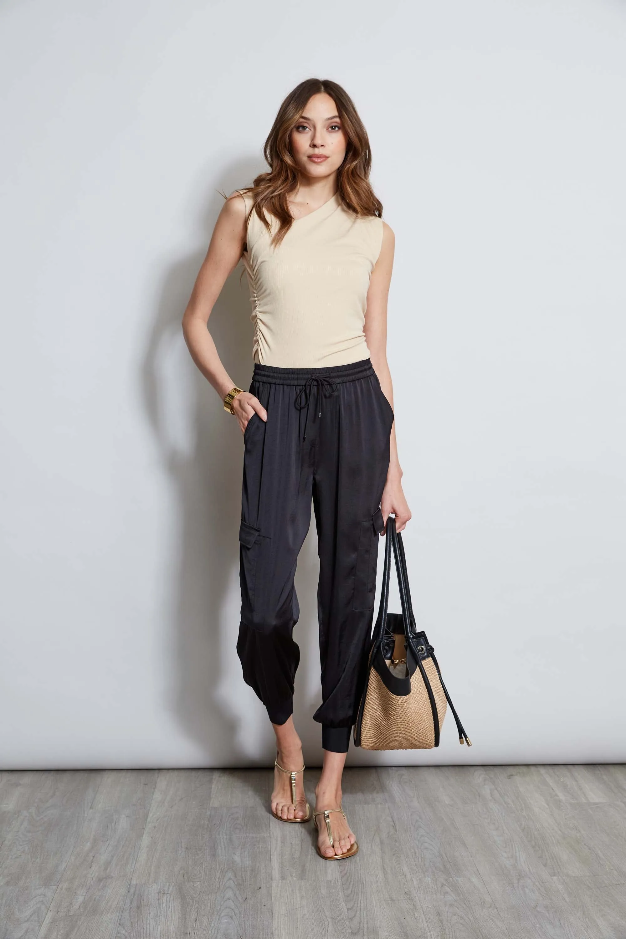 Satin Cargo Pant