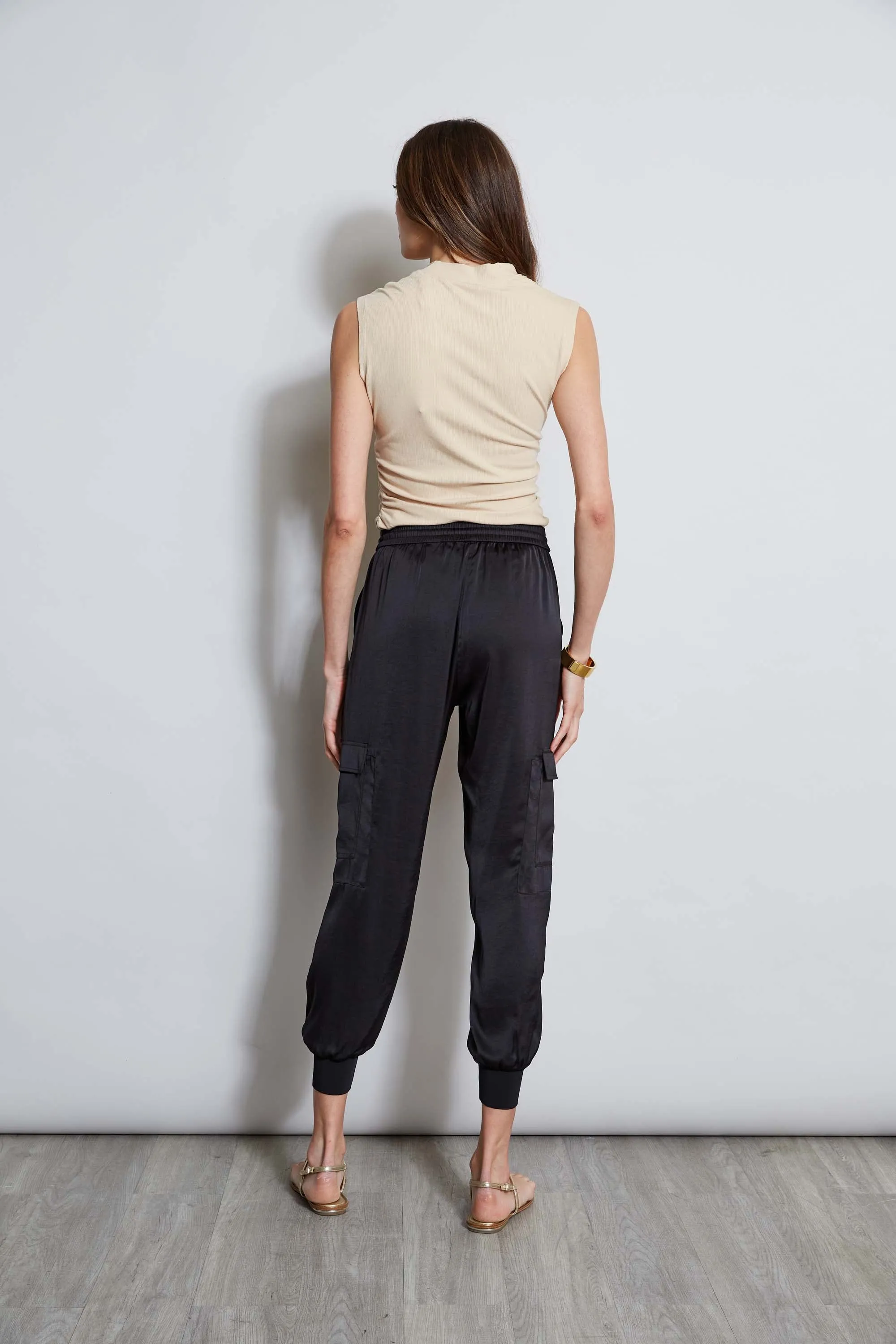 Satin Cargo Pant