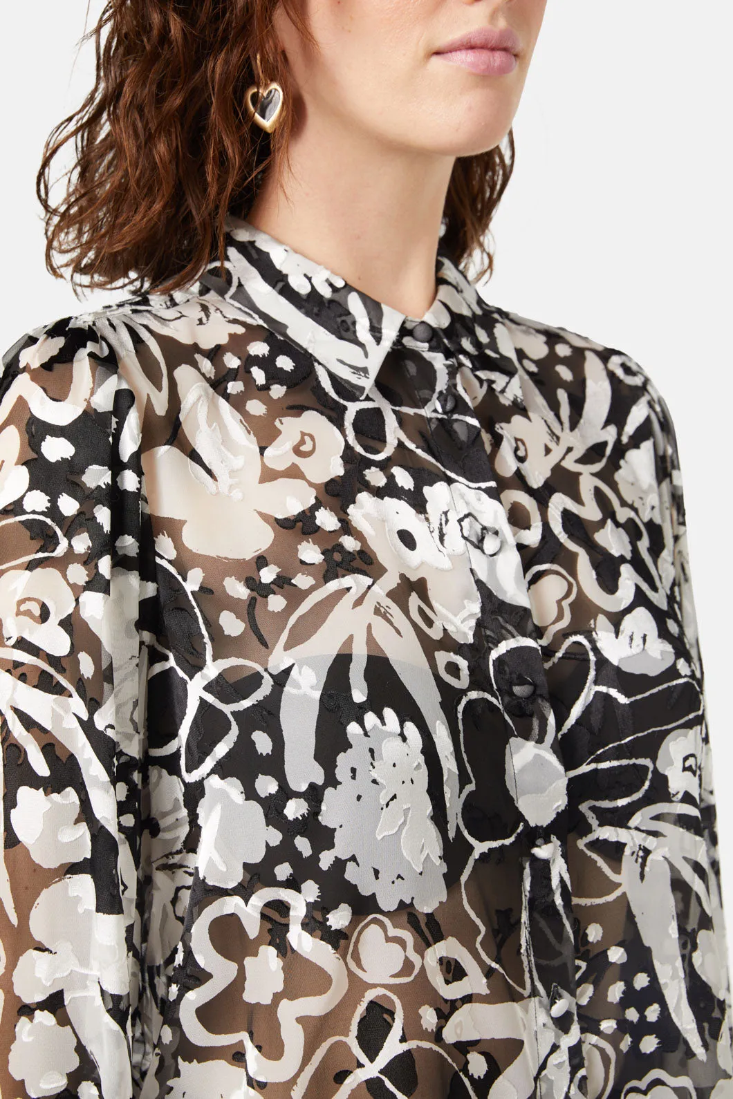 Snow Day Frilly Shirt