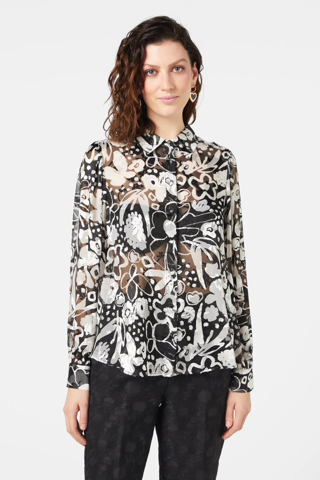 Snow Day Frilly Shirt