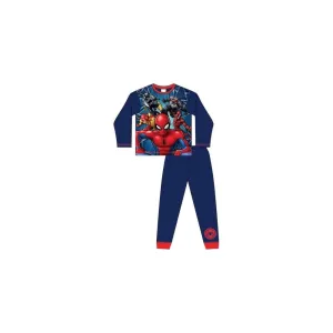 Spiderman 100% Cotton Long Sleeved Kids Pyjama's