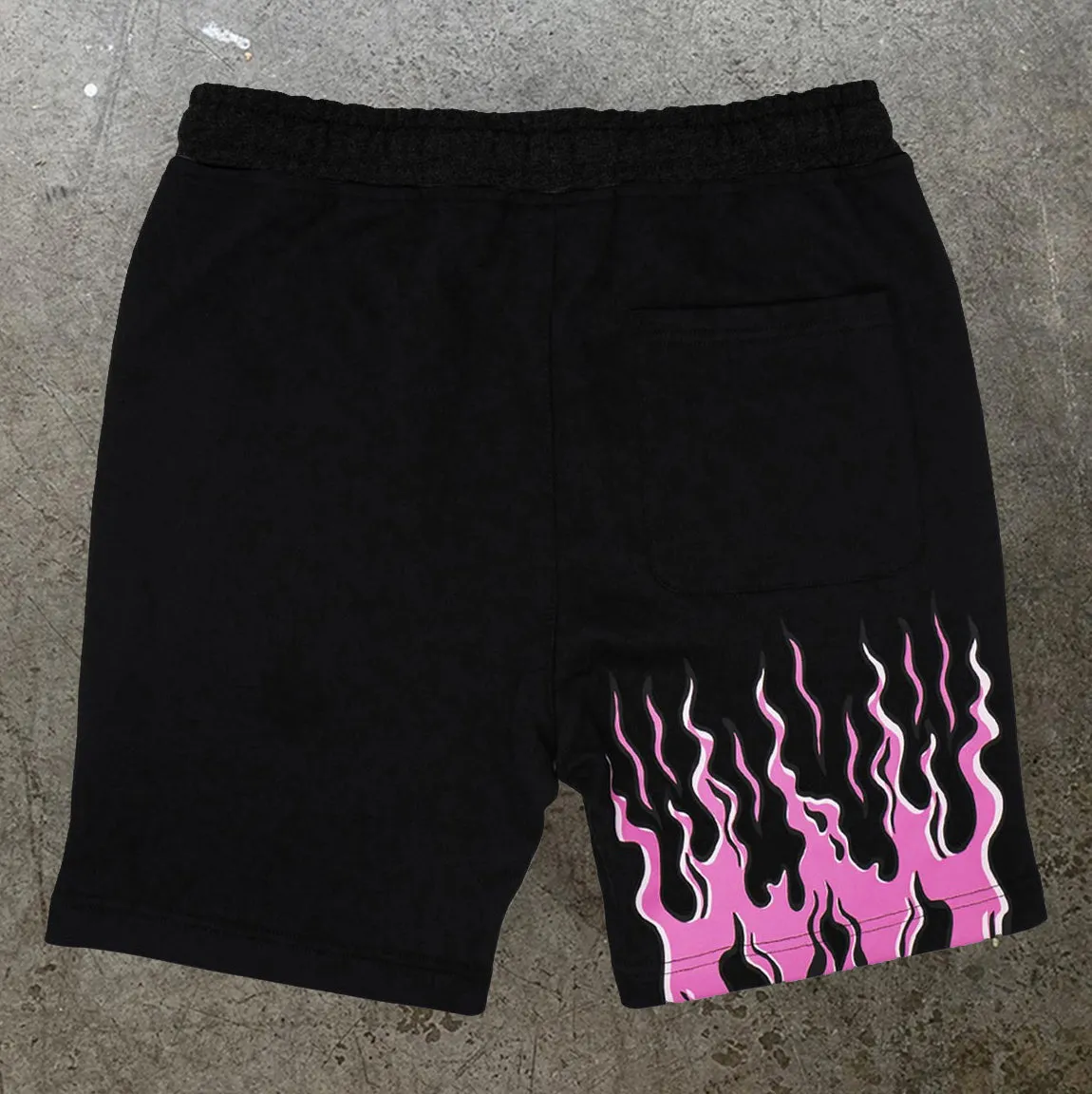 Street shooting trendy rabbit print casual shorts