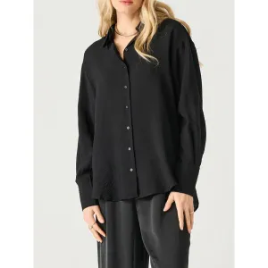 Textured Button Up Blouse - Dex