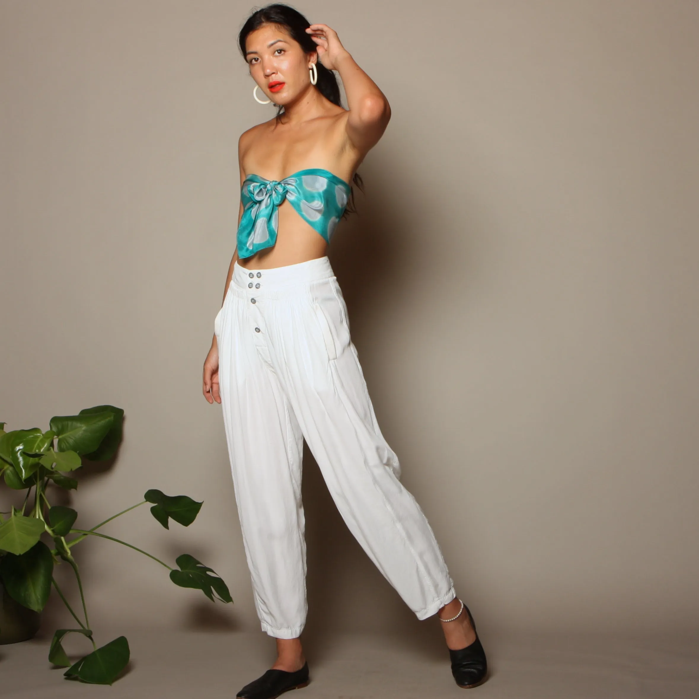 Vintage 80's Avant-Garde Cocoon Pocket Pants