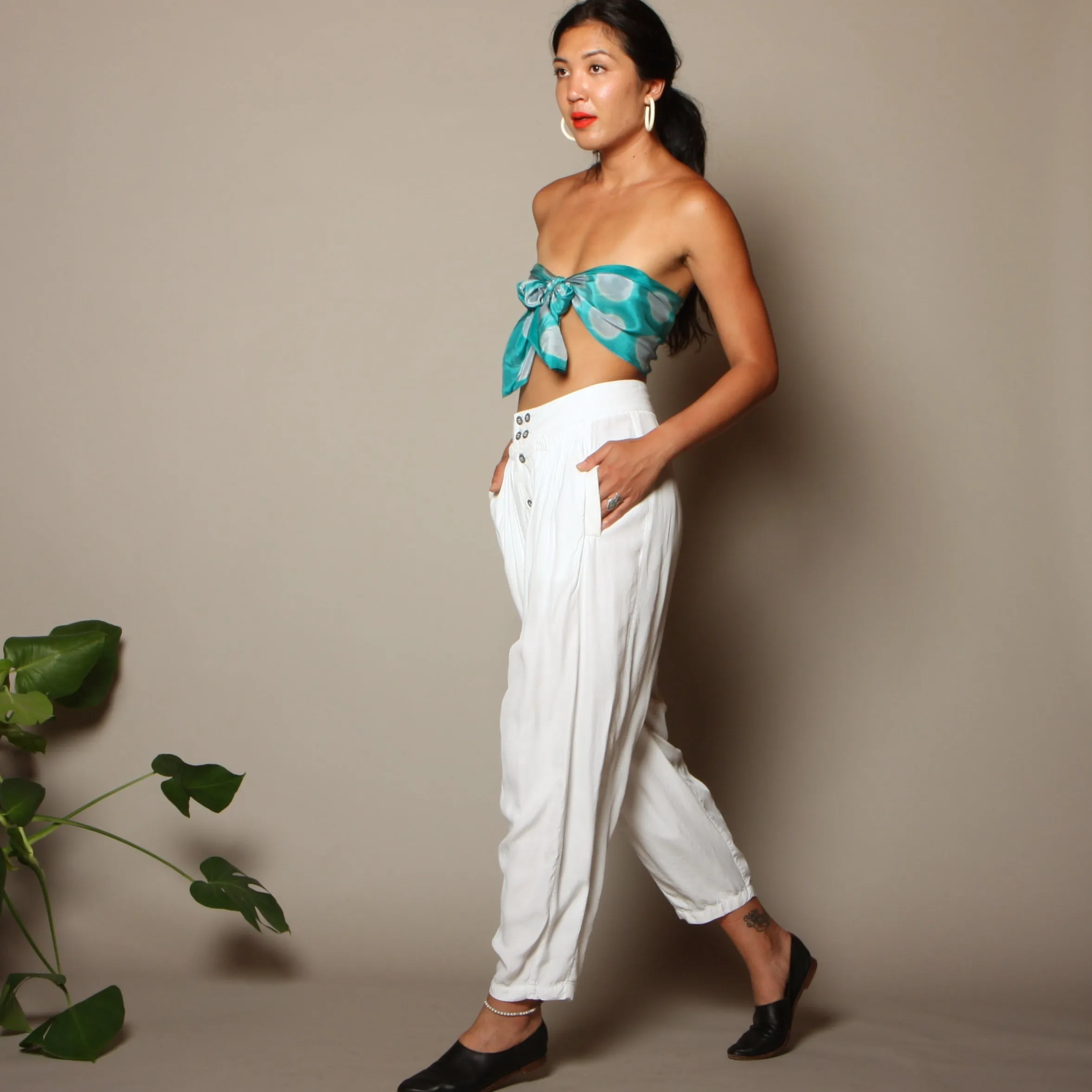 Vintage 80's Avant-Garde Cocoon Pocket Pants