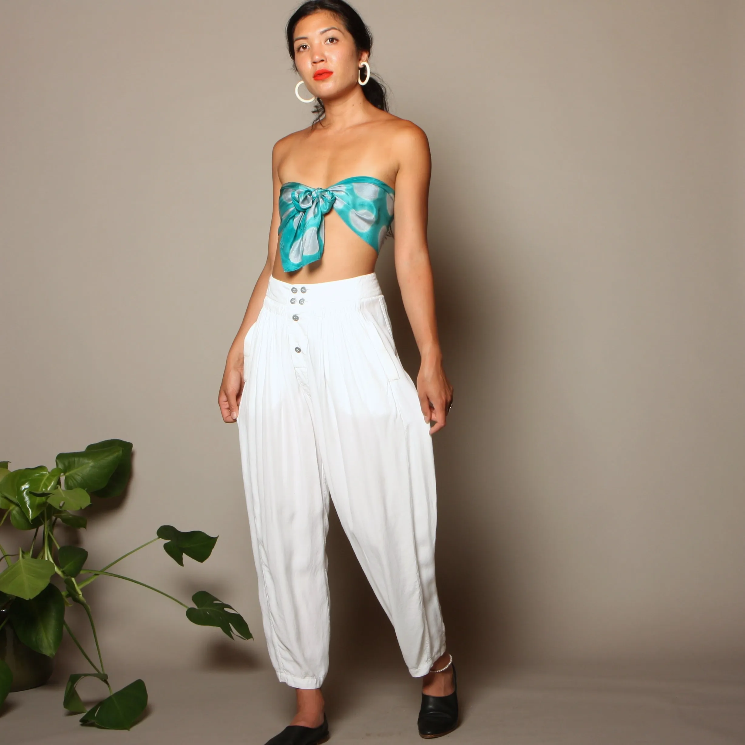 Vintage 80's Avant-Garde Cocoon Pocket Pants