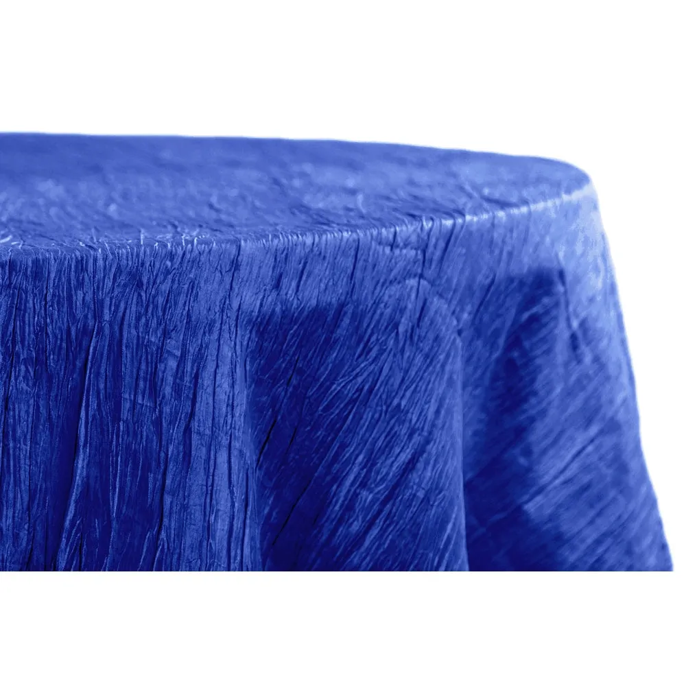Wholesale Accordion Crinkle Taffeta 120" Round Tablecloth