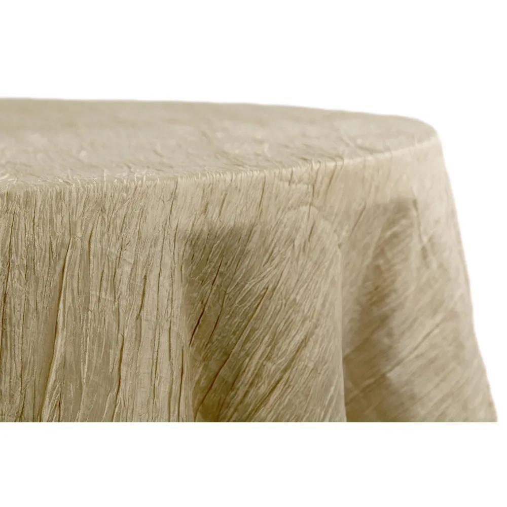 Wholesale Accordion Crinkle Taffeta 120" Round Tablecloth