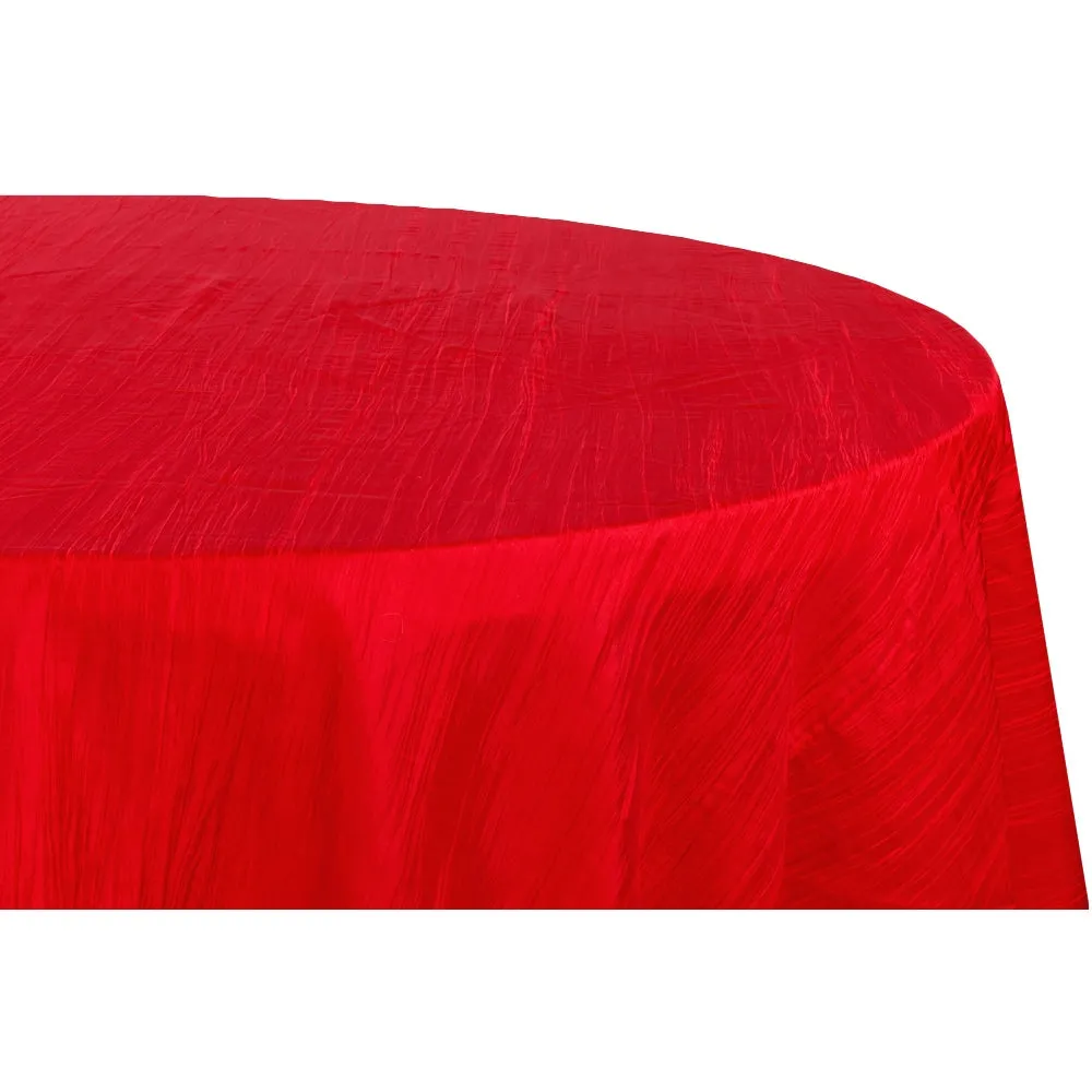 Wholesale Accordion Crinkle Taffeta 120" Round Tablecloth