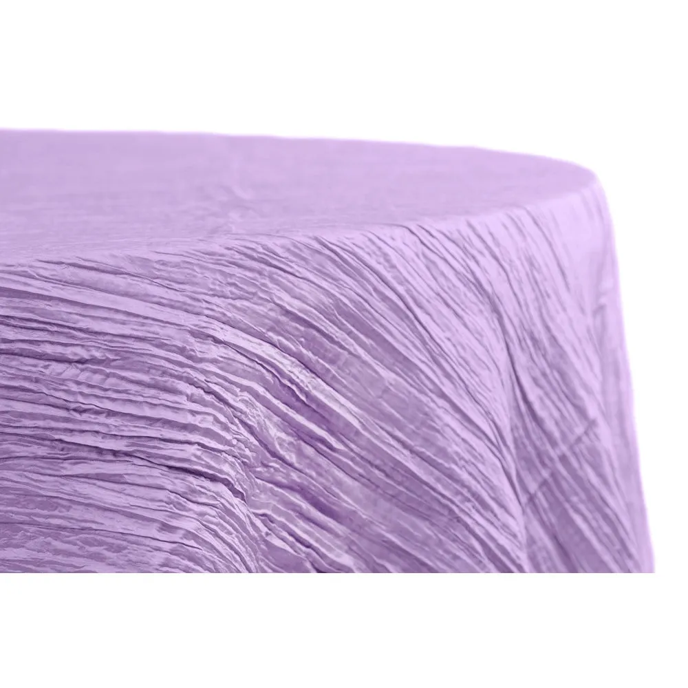 Wholesale Accordion Crinkle Taffeta 120" Round Tablecloth
