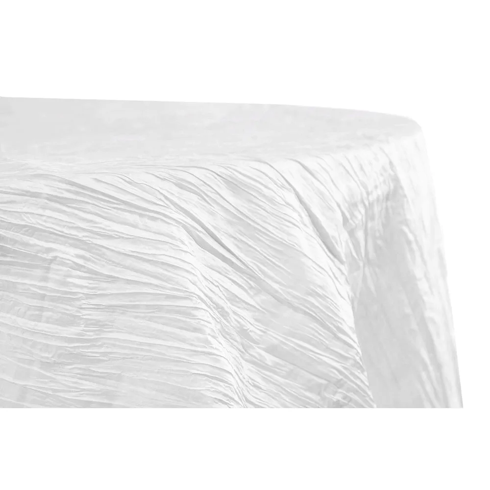 Wholesale Accordion Crinkle Taffeta 120" Round Tablecloth