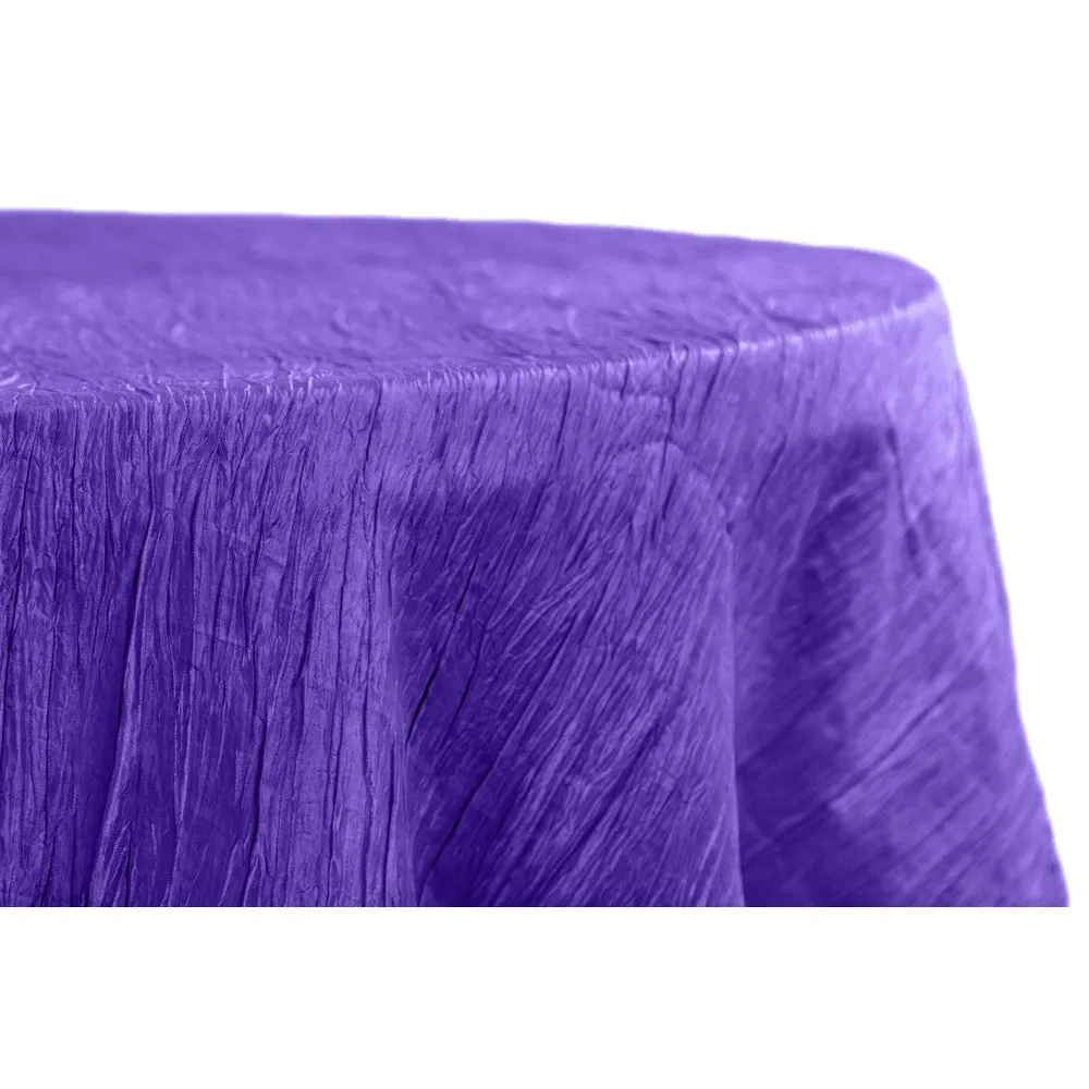 Wholesale Accordion Crinkle Taffeta 120" Round Tablecloth