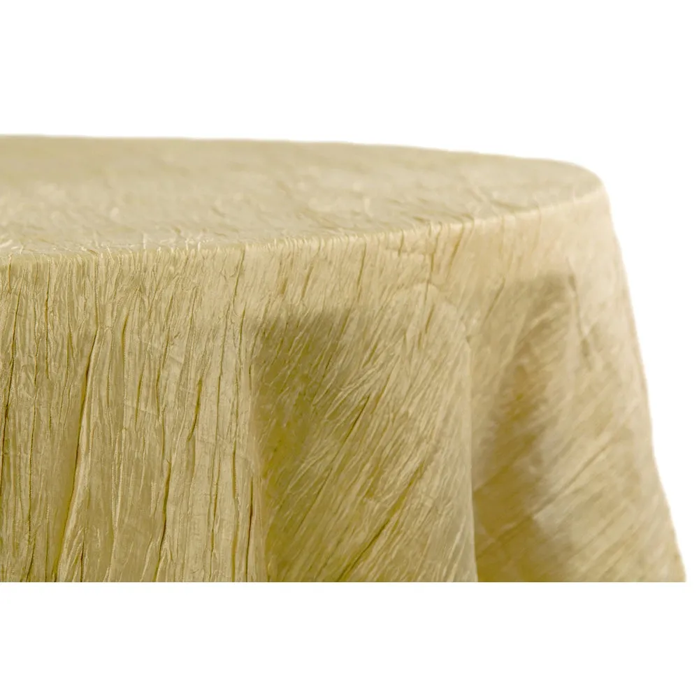 Wholesale Accordion Crinkle Taffeta 120" Round Tablecloth