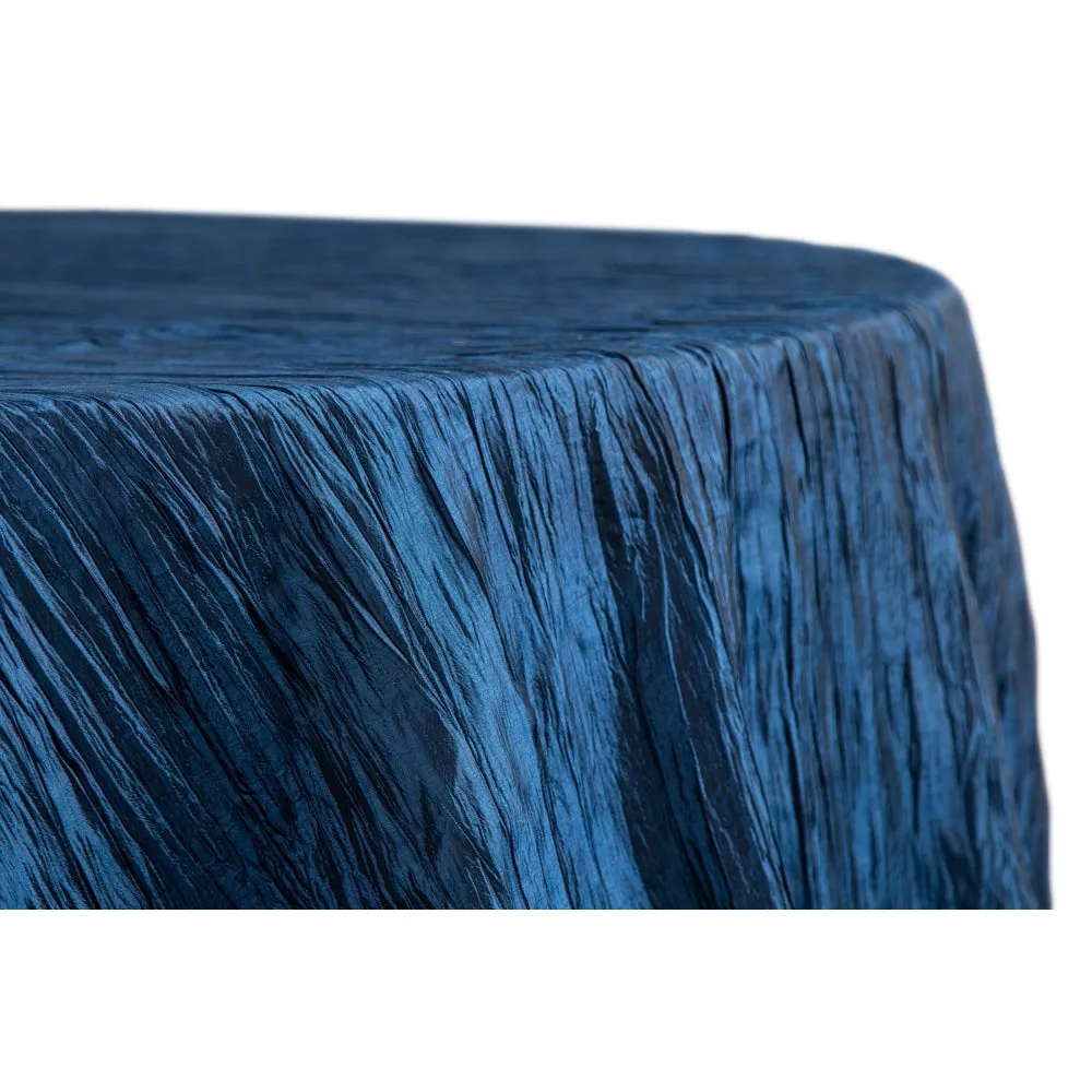 Wholesale Accordion Crinkle Taffeta 120" Round Tablecloth