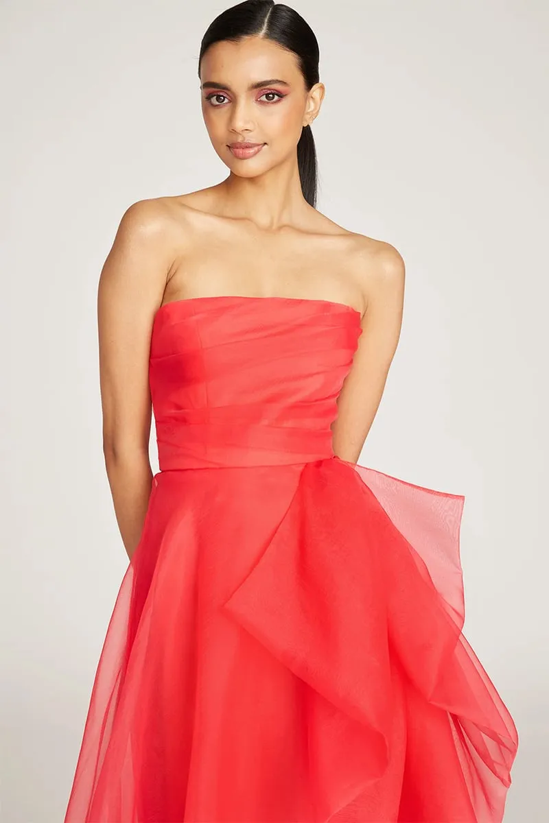 Zoa Strapless Graceful Maxi Dress