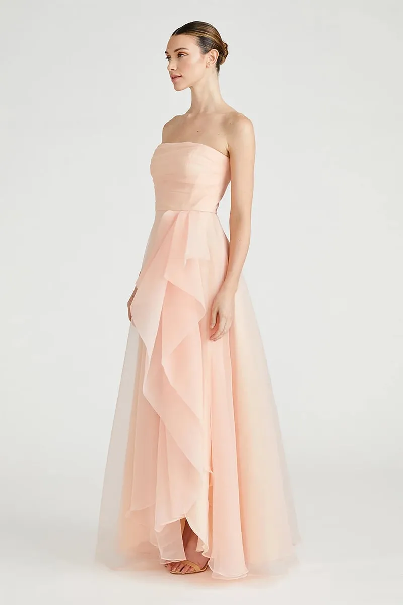 Zoa Strapless Graceful Maxi Dress