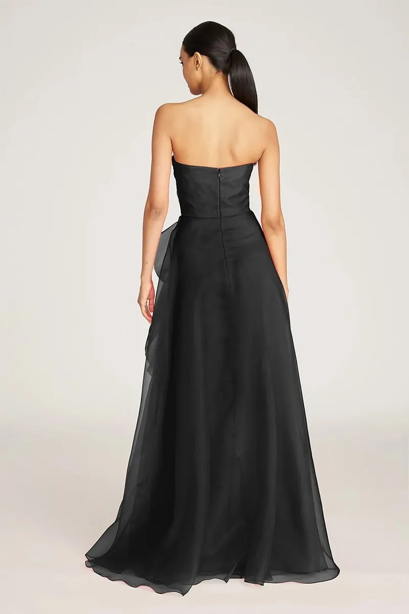 Zoa Strapless Graceful Maxi Dress