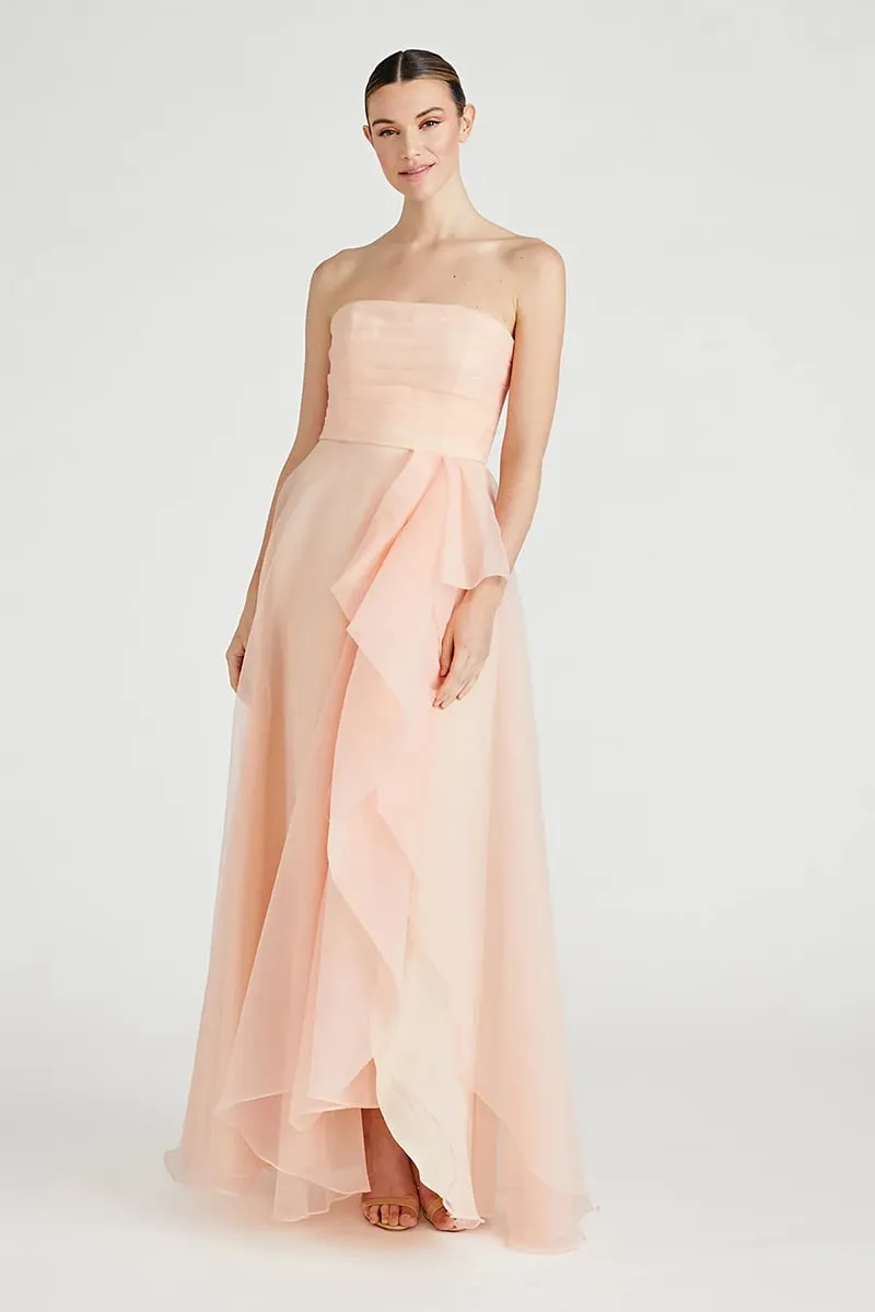 Zoa Strapless Graceful Maxi Dress