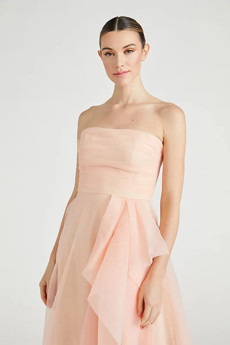Zoa Strapless Graceful Maxi Dress