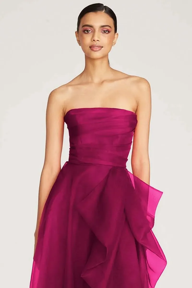 Zoa Strapless Graceful Maxi Dress
