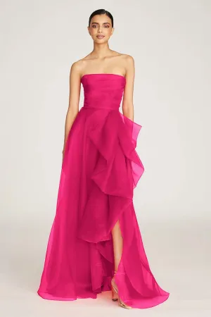 Zoa Strapless Graceful Maxi Dress
