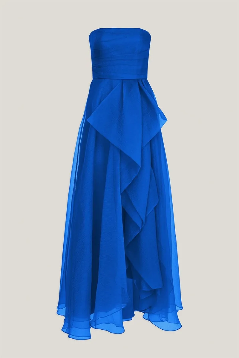 Zoa Strapless Graceful Maxi Dress
