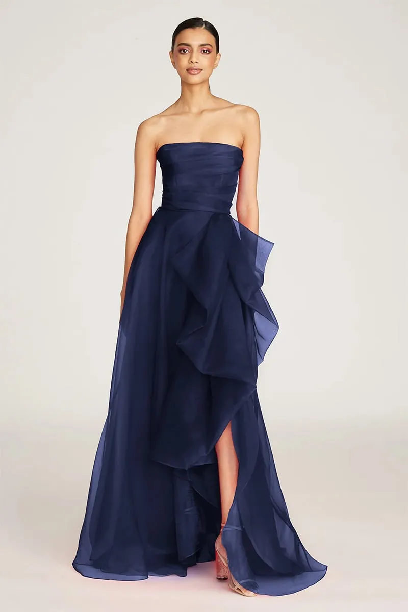 Zoa Strapless Graceful Maxi Dress