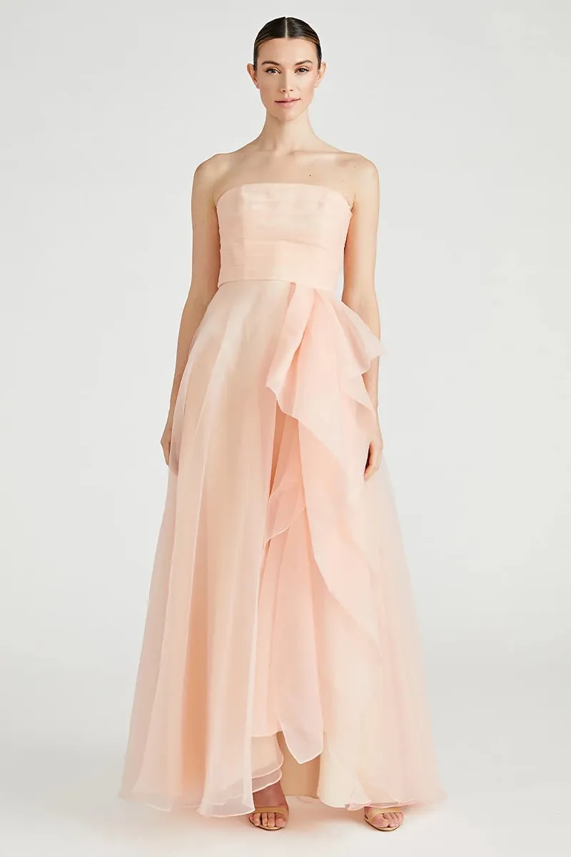Zoa Strapless Graceful Maxi Dress