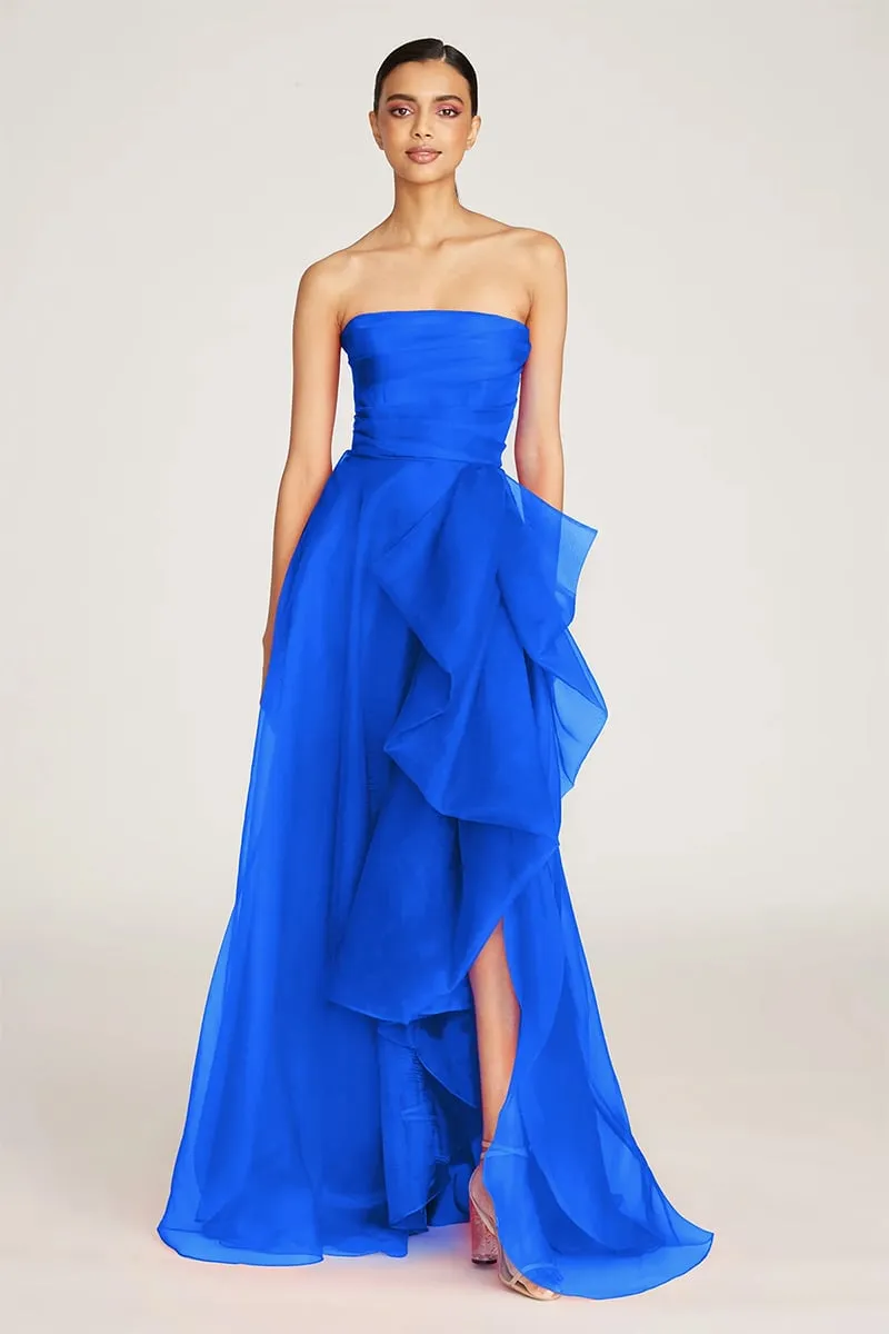 Zoa Strapless Graceful Maxi Dress