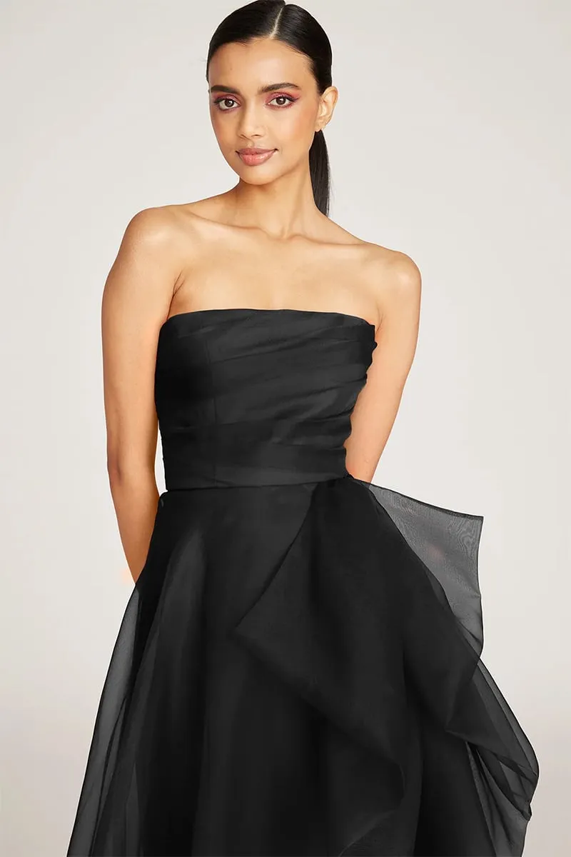 Zoa Strapless Graceful Maxi Dress
