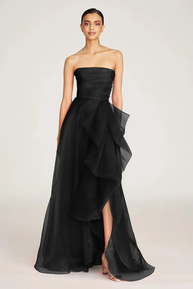 Zoa Strapless Graceful Maxi Dress
