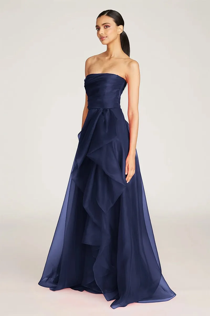 Zoa Strapless Graceful Maxi Dress