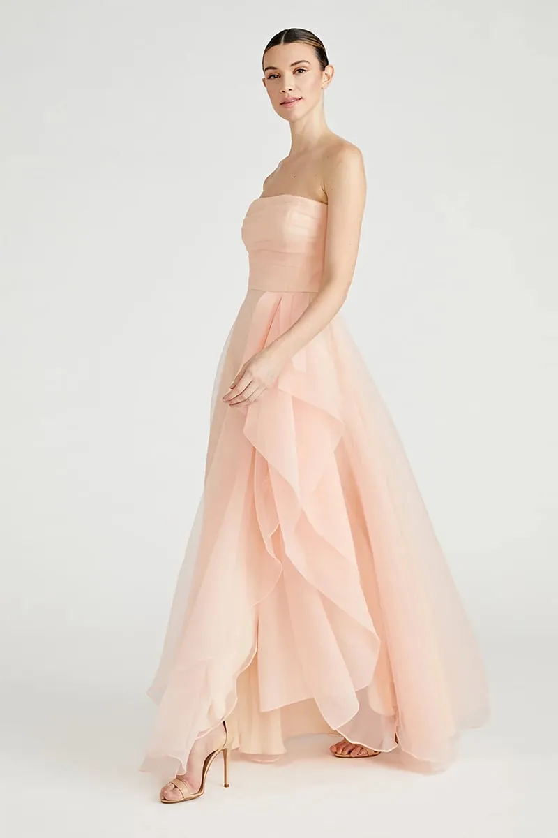 Zoa Strapless Graceful Maxi Dress