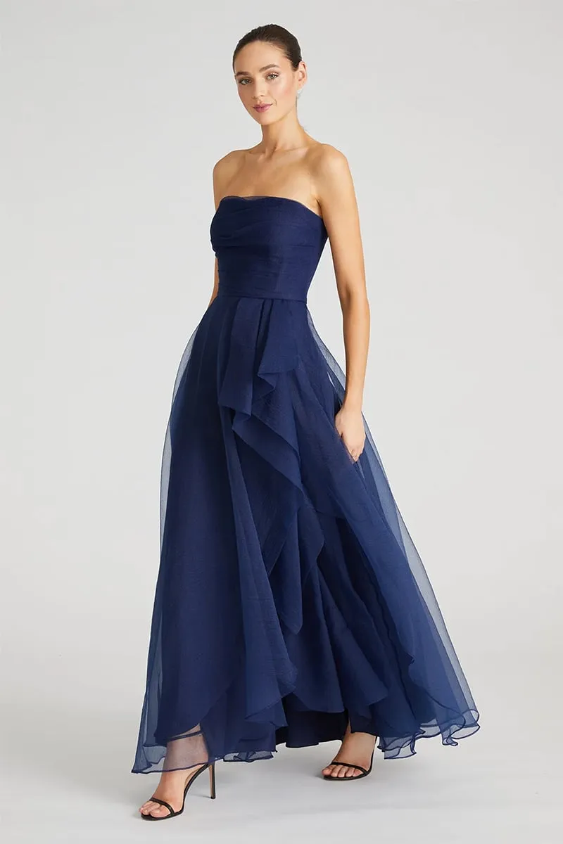 Zoa Strapless Graceful Maxi Dress