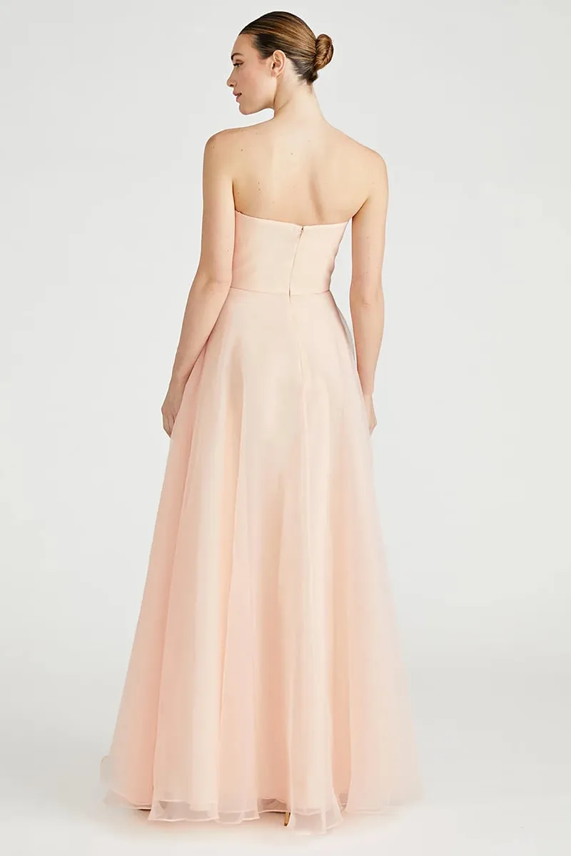 Zoa Strapless Graceful Maxi Dress