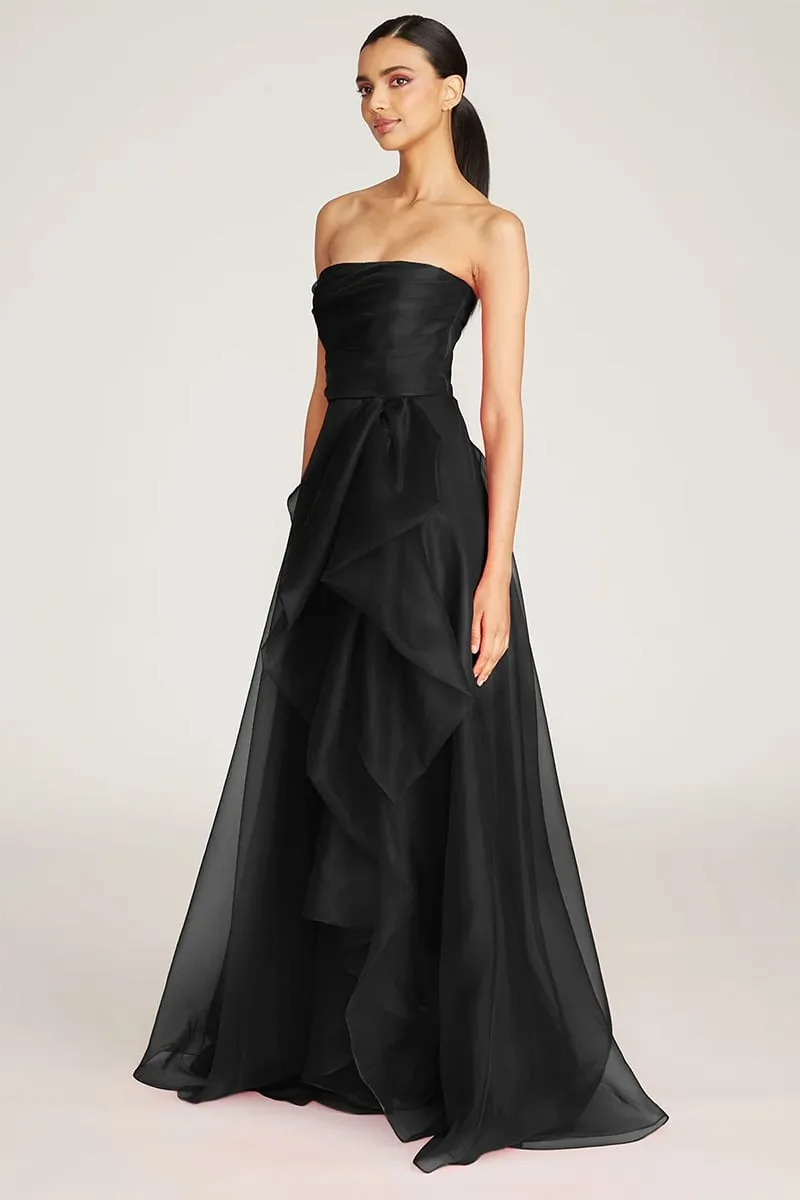 Zoa Strapless Graceful Maxi Dress